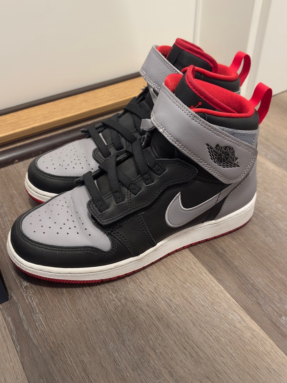 Jordan Kids' High-Top Sneakers - Black/Gray/Red